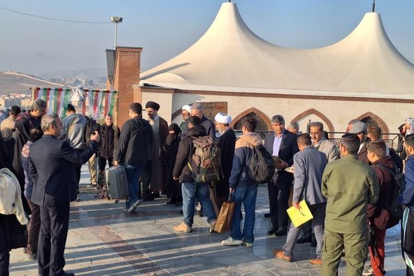 بدرقه کاروان راهیان نور دانش‌آموزی شهرستان پردیس