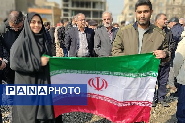 راهپیمایی ۲۲بهمن در کهریزک و باقرشهر