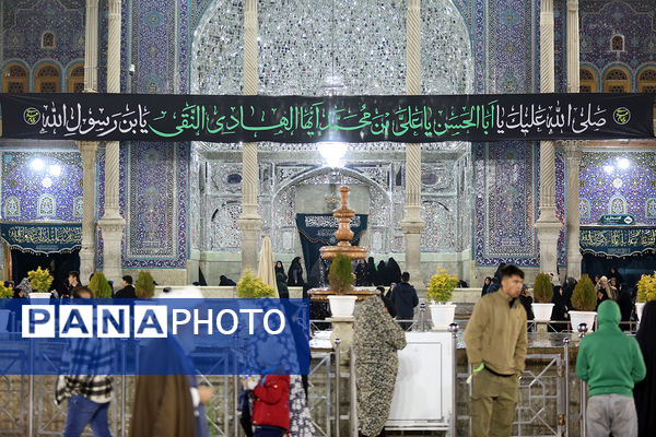 مراسم عزاداری سالروز شهادت امام هادی(ع) در حرم حضرت معصومه(س)