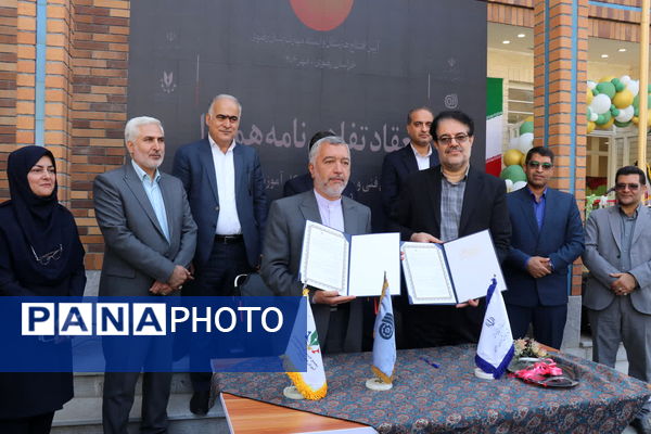 آیین افتتاح و بهره برداری هنرستان وابسته مهارت بنیان رضوی