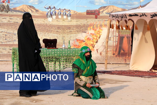 بازآفرینی نوجوان کربلا زیر آسمان لامرد