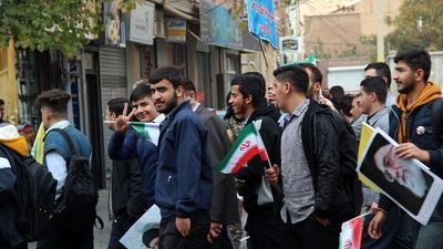  راهپیمایی 13 آبان در شهرستان شاهین دژ