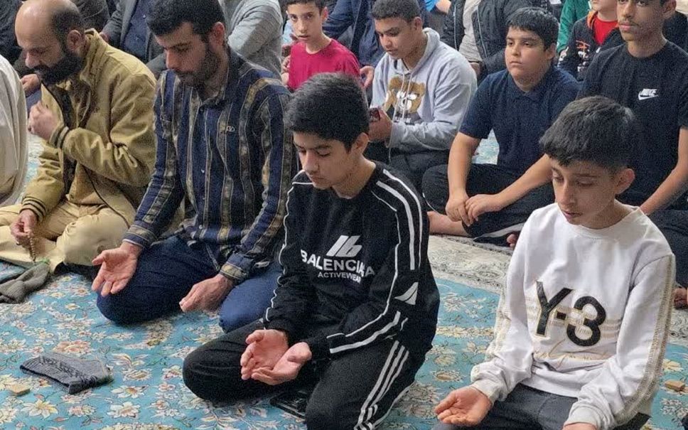 حضور دانش‌آموزان مسجدسلیمانی در مراسم اعتکاف