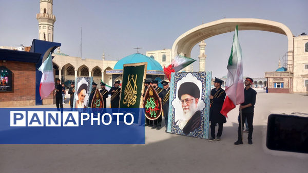 خاکسپاری شهید «اسماعیل شاکری» در مسجد جمکران