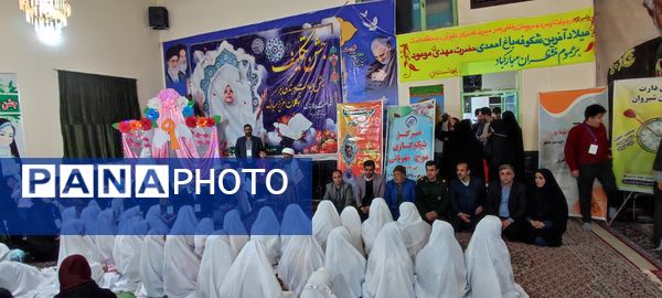 جشن میلاد امام زمان (عج) و جشن تکلیف دختران در مسجد سجادیه شهر خانلق
