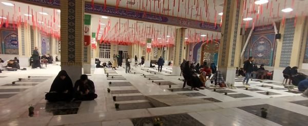 مراسم احیای شب نوزدهم رمضان در امام زاده سید عباس شهرستان بجنورد استان خراسان شمالی