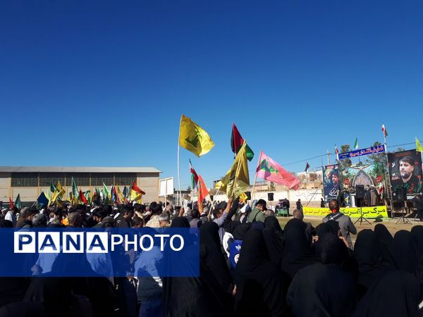 رزمایش اقتدار بسیجیان شهرستان بردسکن 