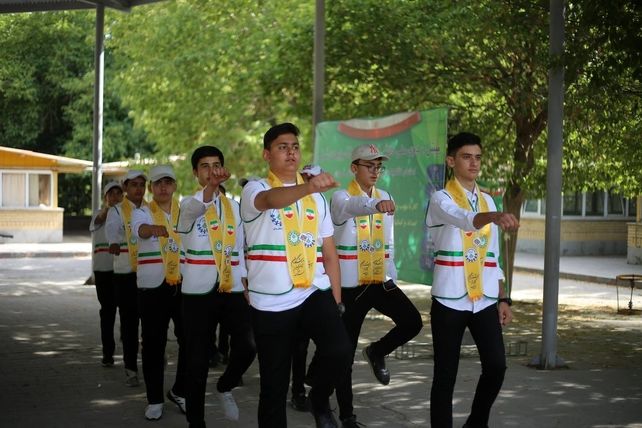 روز اول پیش اردوی ملی پیشتازان پسر سازمان دانش‌آموزی آذربایجان شرقی
