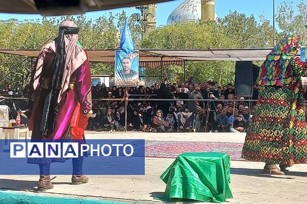 مراسم تعزیه‌خوانی شهادت امام رضا(ع) شهرستان میان جلگه نیشابور 