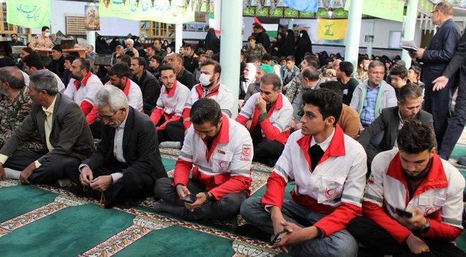 همایش اقتدار بسیجیان آشخانه 