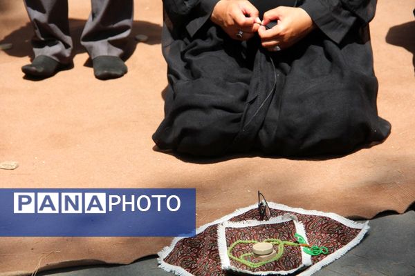 حضور باشکوه جاماندگان اربعین حسینی در شهر ری