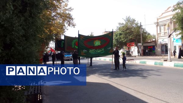 راهپیمایی جاماندگان اربعین حسینی در باخرز 