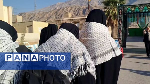 اعزام ۴۰ دانش‌آموز دختر لنده‌ای به مناطق عملیاتی جنوب کشور