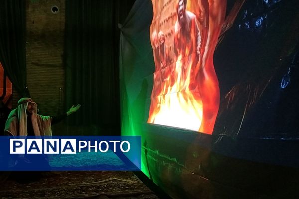 اجرای نمایش سلام همکلاسی در حسینه شهربار نیشابور