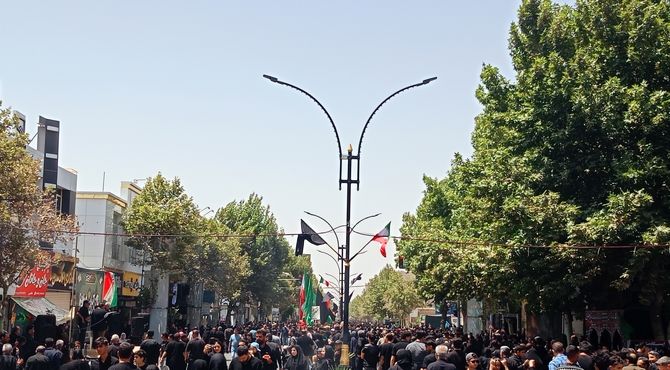 عزاداری روز عاشورا در کاشمر 