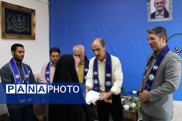تقدیر مدیر آموزش و پرورش فاروج از خبرنگاران پانا