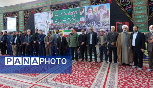 مراسم بزرگداشت سالگرد حماسه ۹ دی در خلیل آباد 