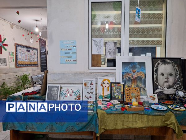 شکوفایی هنر نسل فردا در دبیرستان حضرت ولی عصر (عج)