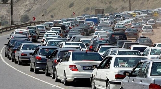 ترافیک سنگین در مسیرهای منتهی به مشهد و محورهای شمالی