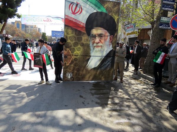 راهپیمایی روز قدس در شهرستان بجنورد 