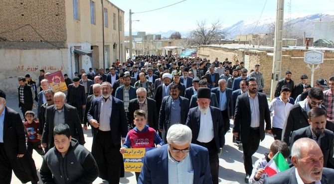 راهپیمایی روز قدس در چلیچه