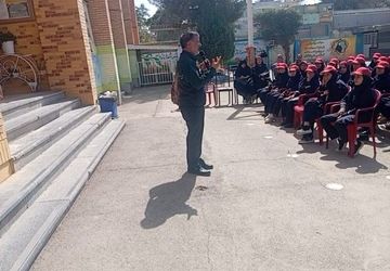 اولین مراسم آغازین در دبیرستان فرزانگان خواف