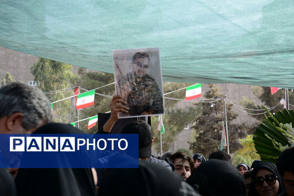 مراسم تشییع پیکر پاک شهید والامقام ابوالقاسم مهری در اسلامشهر