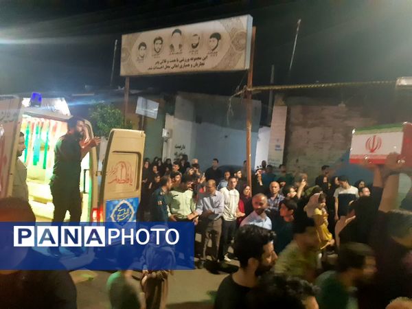 وداع پرشور با شهید ذاکریان در بابل