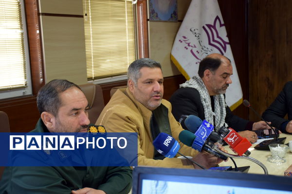 نشست خبری اجلاسیه کنگره ملی سردار شهید حاج عبدالحسین برونسی و ۲۱۶۶ شهید دیار پیشتازان انقلاب اسلامی