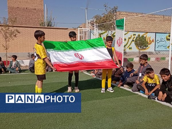 درخشش استعدادهای ورزشی و شور و شوق دانش آموزان دبستان شهید پسندیده فدافن