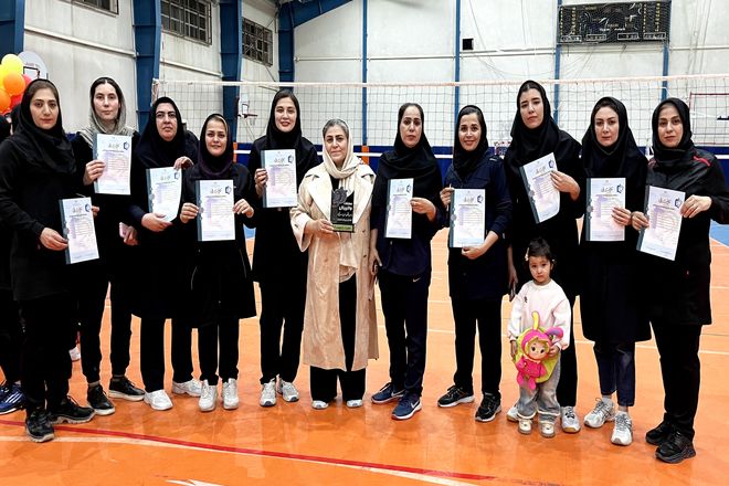 درخشش بانوان فرهنگی مانه و سملقان در مسابقات والیبال خراسان شمالی