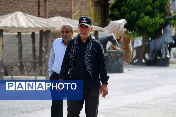 امروز خیابانهای شهر صفادشت، میزبان جاماندگان اربعین حسینی بود 