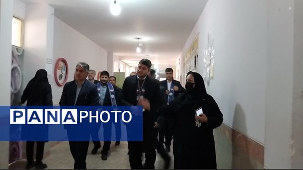 بازدید مسئولان سازمان دانش‌آموزی آذربایجان شرقی از مدارس تمام تشکیلاتی اهر