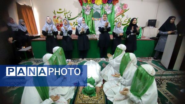جشن عید مبعث در دبستان شاهد حاج تقی آقا بزرگ مشهد