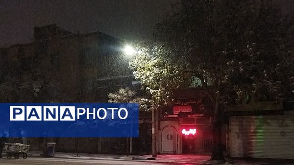 اواخر پاییز و سفید پوش شدن شهر