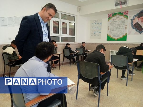 بازدید هیات کارشناسی اداره‌کل از حوزه‌های امتحانی خاتم 