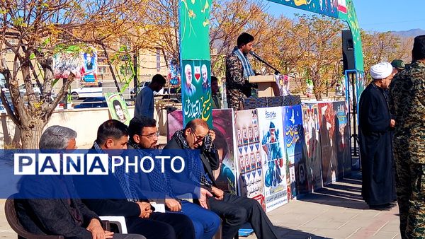 نمایش اقتدار بسیج در شهرستان خلیل آباد