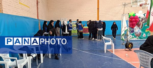 برگزاری مسابقه استعدادیابی دارت در اردوی تمشک دختران شهرستان شیروان