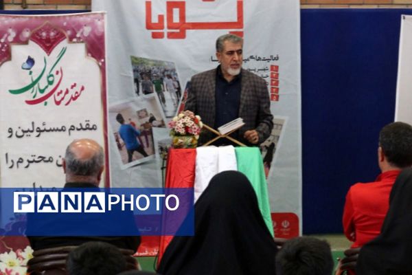 برگزاری میدان پویا در سالن ورزشی اموزشگاه امام رضا شهرستان فیروزکوه