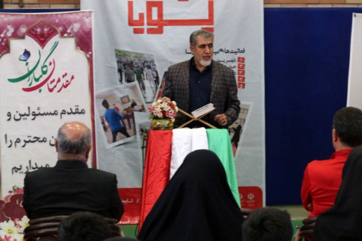 برگزاری میدان پویا در سالن ورزشی اموزشگاه امام رضا شهرستان فیروزکوه