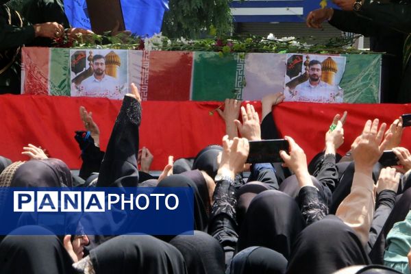 مراسم تشییع پیکر مطهر شهیدان حسن شریفی  و  محمد شاهوردی در ملارد  برگزار شد