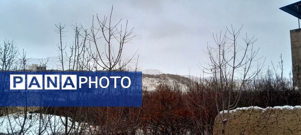  دومین برف پاییزی در شهر بار 