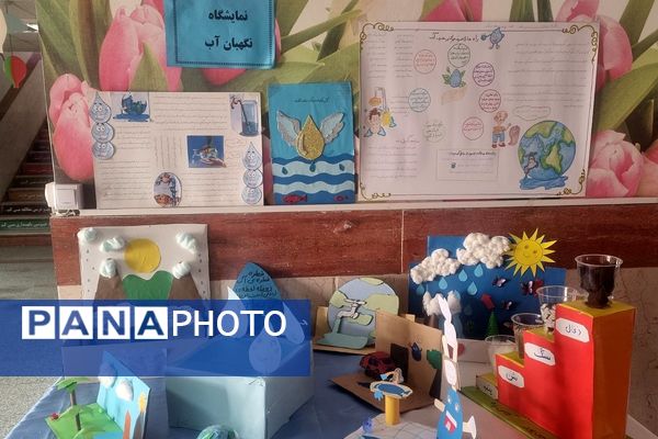 نمایشگاه نگهبان آب در دبستان حاتم ناحیه دو شهرری 
