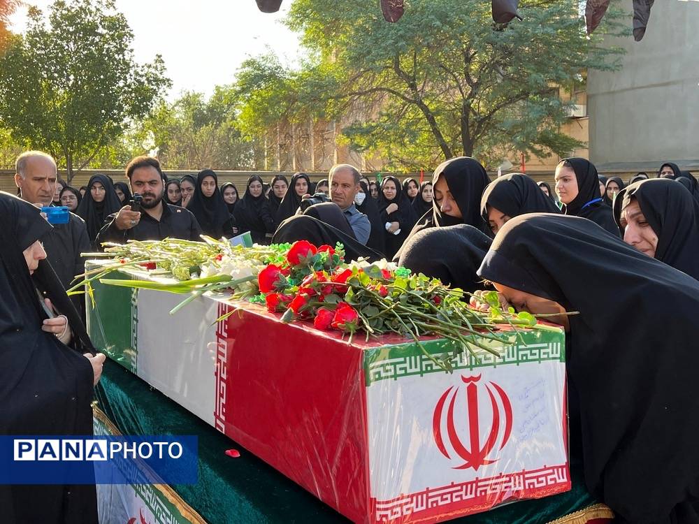 مراسم استقبال و تشییع پیکر پاک شهید گمنام در شهرستان دهلران 