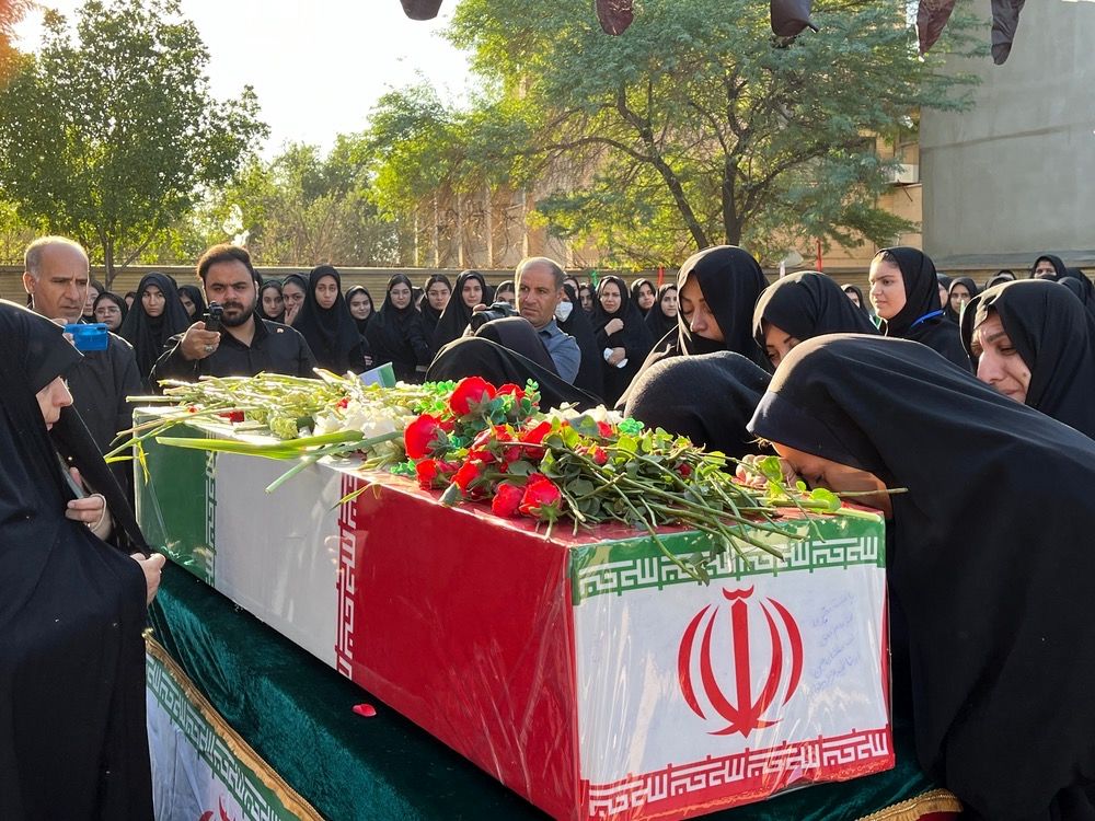 مراسم استقبال و تشییع پیکر پاک شهید گمنام در شهرستان دهلران 