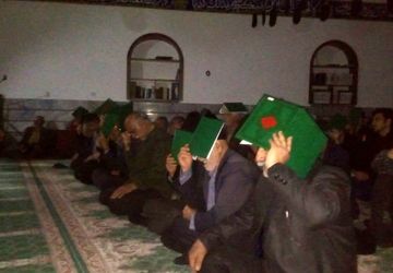 احیای شب قدر در چهاردانگه مازندران 