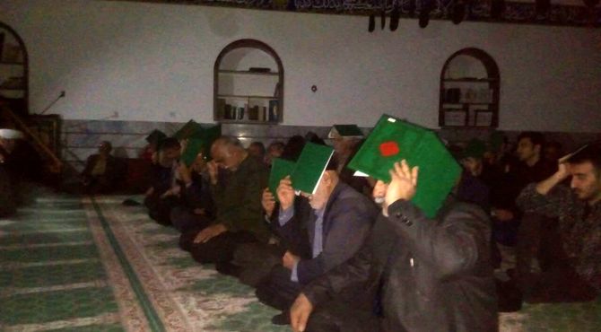 احیای شب قدر در چهاردانگه مازندران 