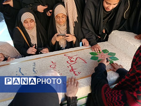 حضور دختران رضویه در اردوی راهیان نور