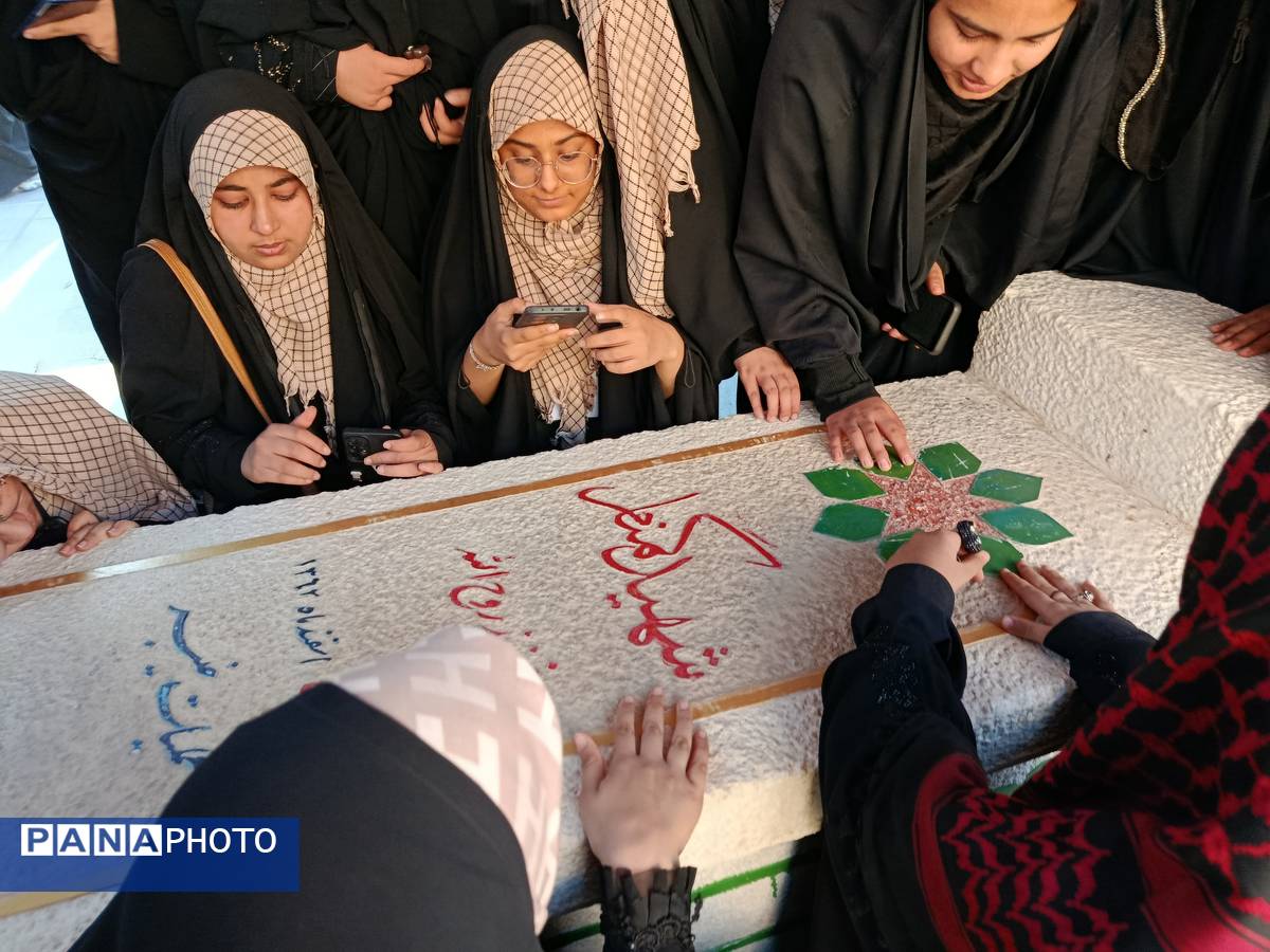 حضور دختران رضویه در اردوی راهیان نور