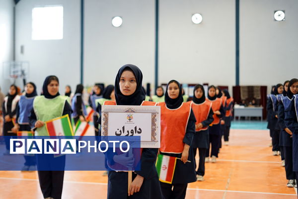 آیین متمرکز کشوری المپیاد ورزشی درون مدرسه‌ای در آق قلا 